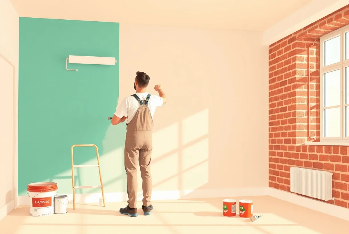 Peintre Osny 95520 en intervention sur un chantier